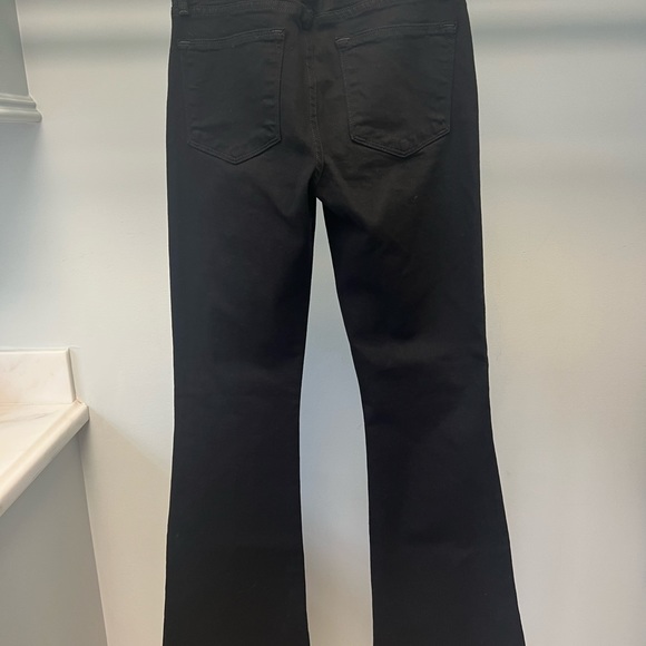 Frame Denim Le High Flare Black Jeans Size 25 NWT - Picture 3 of 4
